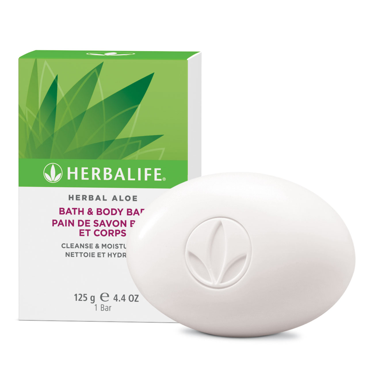 Herbal Aloe Bath & Body Bar 125g Herbalife Nutrition GH